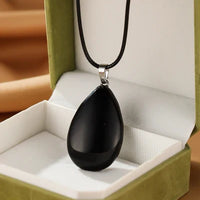Collar Obsidiana Negra Poder Silencioso