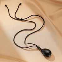 Collar Obsidiana Gota Misteriosa
