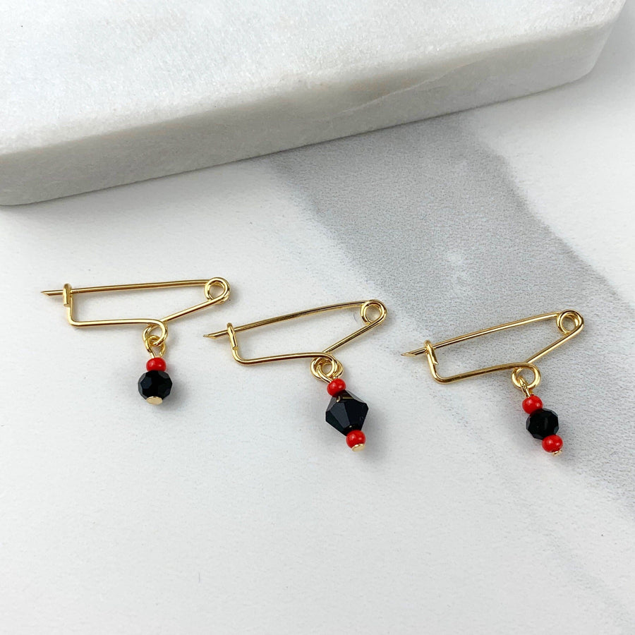 Azabache de Protección para Bebé Oro 18K