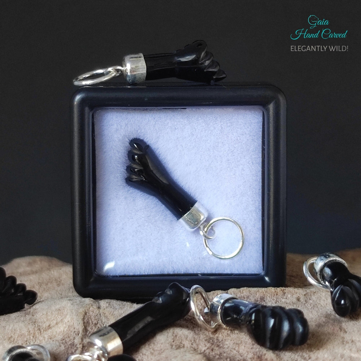 Colgante de puño, collar de puño negro, puño de azabache asturiano, colgante de mano figa, regalo de apoyo para un amigo, figa de piedra de azabache, colgante con dije de puño cerrado