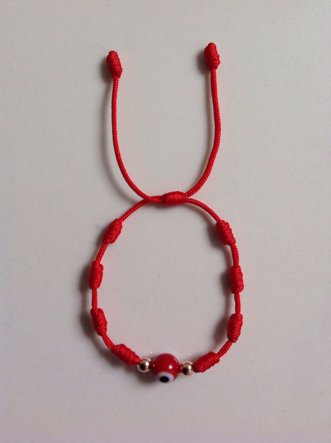 Pulsera Roja Bebé Ojito Rojo Buena Suerte