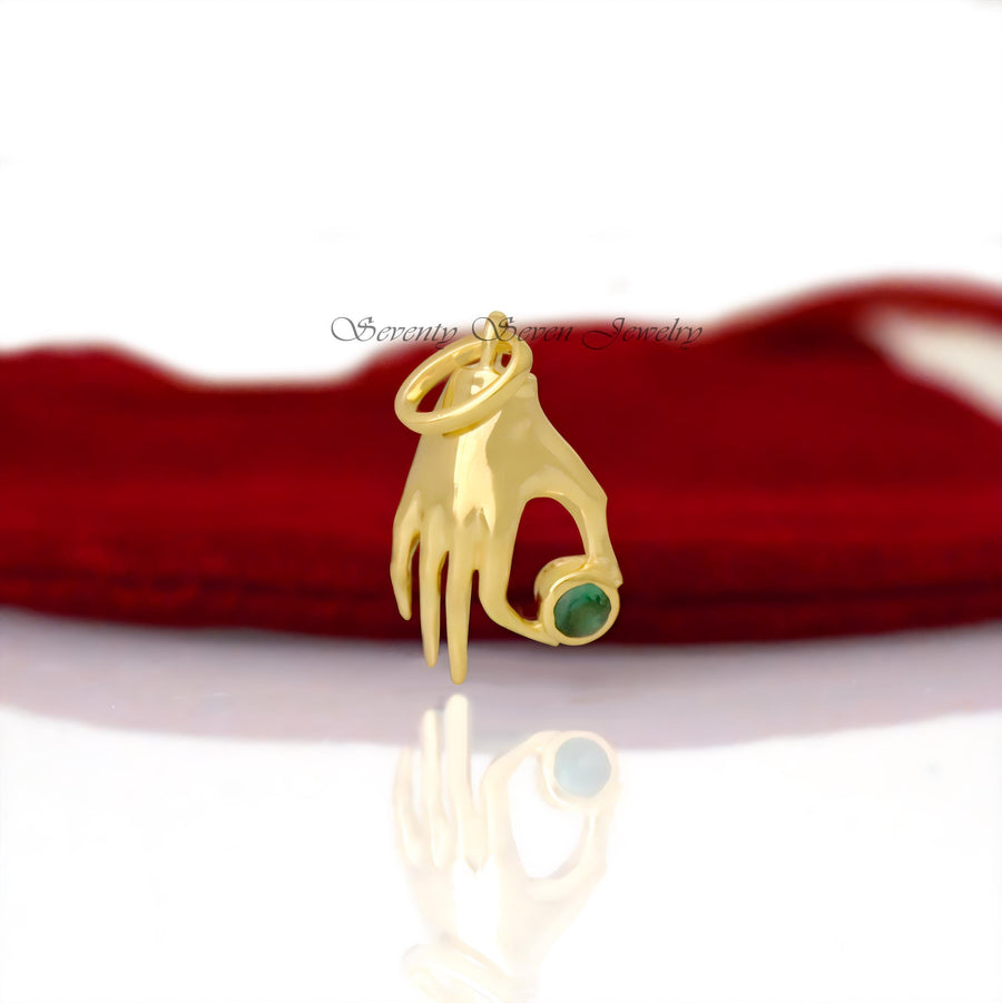 Colgante Figa de plata, encanto Figa de piedras preciosas, mano Figa, encantos Figa turquesa, joyería de mano Figa, colgante Figa símbolo