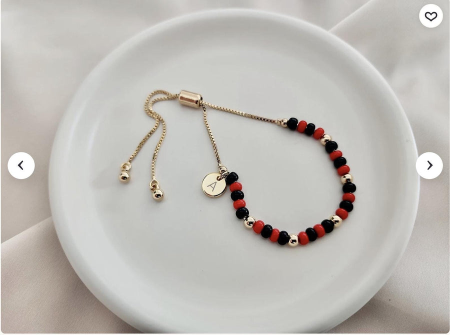 Pulsera Azabache Oro Laminado 18K